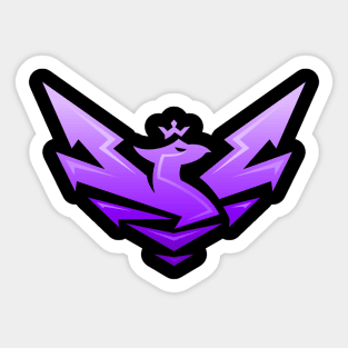 Fire Purple Sticker